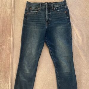 GAP true skinny high rise ultra soft jeans
